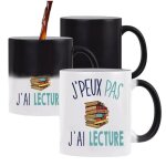 Mug magique j'peux pas lecture tasse humour tasse cadeau personnalis