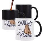 Mug magique j'peux pas poterie tasse humour tasse cadeau personnalis
