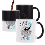 Mug magique j'peux pas surf tasse humour tasse cadeau personnalis
