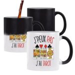Mug magique j'peux pas tarot tasse humour tasse cadeau personnalis�