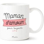 Mug maman d'amour pour toujours imprim en france cadeau fete des mres - cadeau pour maman - cadeau ...