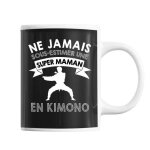 Mug - maman combat - kimono trentenaire - céramique - 325 ml - imprimé recto / verso Mug - maman combat - kimono trentenaire - céramique - 325 ml - imprimé recto / verso