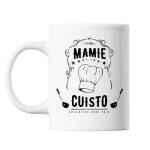 Mug - mamie cuisto - blanc - c�ramique - 325 ml - r�sistant lave - vaisselle et micro - onde