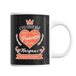 Mug margaux la princesse tasse prnom tasse cadeau personnalis