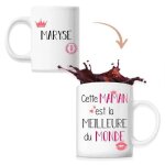 Mug maryse meilleure maman tasse prnom ide cadeau fte des mres fille tante humour