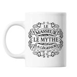 Mug masseur le mythe la l�gende blanc tasse cadeau personnalis�