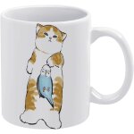 Mug avec motif de chat mignon, impression recto - verso perroquet, tasse en porcelaine, tasse ¿¿ caf¿¿ ... Mug avec motif de chat mignon, impression recto - verso perroquet, tasse en porcelaine, tasse ¿¿ caf¿¿ ...