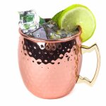 Mugs mule de moscou en cuivre massif, tasse sans doublure de 18 onces, gobelet parfait pour les cocktails, ... Mugs mule de moscou en cuivre massif, tasse sans doublure de 18 onces, gobelet parfait pour les cocktails, ...