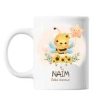 Mug naïm bébé d'amour abeille cadeau bébé et naissance Mug naïm bébé d'amour abeille cadeau bébé et naissance