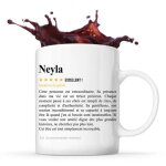 Mug neyla avis pote recommandation tasse amiti� cadeau anniversaire no�l santa secret