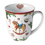Mug de noël en porcelaine fine Mug de noël en porcelaine fine