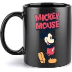 Mug noir mickey mouse dessin anim animation tasse a caf tasse a th en cramique tasse a cacao grande ...