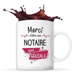 Mug merci notaire géniale tasse idée cadeau collègue travail retraite Mug merci notaire géniale tasse idée cadeau collègue travail retraite