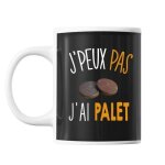 Mug - palet j'peux pas - c�ramique - r�sistant lave - vaisselle - 325 ml
