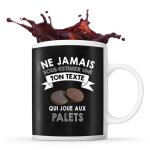 Mug palets pr�nom m�tier age personnalisable tasse dr�le pour femme joueuse de palets id�e cadeau anniversaire ...