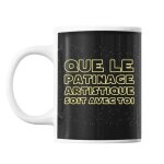 Mug - personnalis� - patinage artistique - c�ramique - 325 ml - r�sistant lave - vaisselle