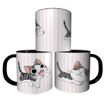 Mug personnalis� tasse a caf� - animaux fun chat mignon r�f 05