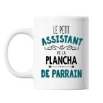 Mug le petit assistant de la plancha de parrain tasse cadeau personnalisé Mug le petit assistant de la plancha de parrain tasse cadeau personnalisé