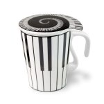 Mug piano a couvercle tasse c�ramique