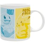 Mug pok�mon pikachu & kanto starters - abystyle - c�ramique - 320 ml - micro - ondes & lave - vaisselle ...