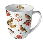 Mug en porcelaine fine oiseaux hivernaux – 0, 4 litre Mug en porcelaine fine oiseaux hivernaux – 0, 4 litre
