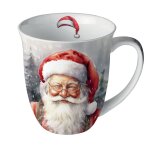 Mug en porcelaine fine père noël – 0, 4 litre Mug en porcelaine fine père noël – 0, 4 litre