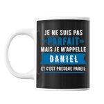 Mug pr�nom daniel homme parfait tasse cadeau personnalis�