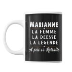 Mug - personnalis� - marianne - c�ramique - 325 ml - r�sistant lave - vaisselle et micro - onde