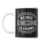 Mug pr�nom m�lodie la d�esse la l�gende tasse cadeau personnalis�