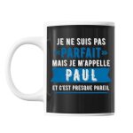 Mug - personnalis� - paul - c�ramique - 325 ml - r�sistant lave - vaisselle et micro - onde