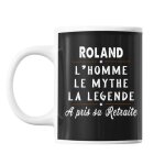 Mug roland dpart retraite tasse cadeau personnalis