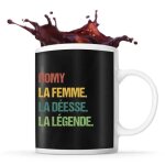 Mug romy la d�esse la l�gende vintage tasse pr�nom cadeau anniversaire humour
