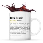 Mug rose - marie avis pote recommandation tasse amitié cadeau anniversaire noël santa secret Mug rose - marie avis pote recommandation tasse amitié cadeau anniversaire noël santa secret