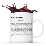 Mug - salvatore - tasse couple - c�ramique - compatible lave - vaisselle - design contemporain