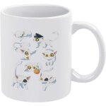 Mug sparrow door gate daikin tasse a caf� en c�ramique motif dessin anim� anime grande capacit� facile ...