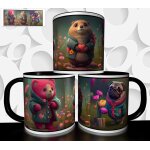 Mug tasse a caf - chibi kawaii animal amour love cadeau mariage st valentin 1903