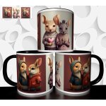 Mug tasse a caf - illustration animal amour love cadeau mariage st valentin 1929