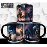 Mug tasse a caf� - mug artistique animal cosmonaute 4555