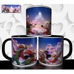 Mug tasse a caf - mickey donald dingo minnie noel 4117