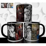 Mug tasse a caf� - serie vintage chapeau melon et bottes de cuir 4938