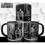 Mug tasse a caf� - mug vintage animal en prison 4559