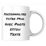 Mug texte photo personnalisable, nom de tasse a caf personnalis, cadeau d'anniversaire, souvenir, naissance, ...