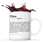 Mug - th�a - tasse couple - c�ramique - design contemporain - compatible lave - vaisselle