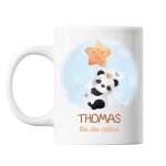 Mug - thomas - b�b� panda roi des c�lins - c�ramique - 325 ml - lave - vaisselle et micro - onde