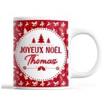 Mug - thomas - rouge - c�ramique - 325 ml - r�sistant lave - vaisselle et micro - onde
