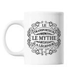 Mug transporteur le mythe la l�gende blanc tasse cadeau personnalis�