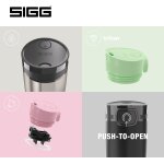 Mug - travel mug miracle white touch - chaud & froid - etanche - compatible tous porte - gobelets - sans ...