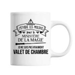 Mug - valet de chambre ministre magie - blanc