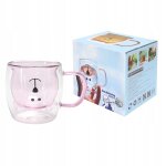 Mug en verre en forme d'ours de 250 ml Mug en verre en forme d'ours de 250 ml