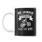 Mug - vtt octog�naire - 80 ans - cadeau personnalis� - r�sistant lave - vaisselle & micro - onde